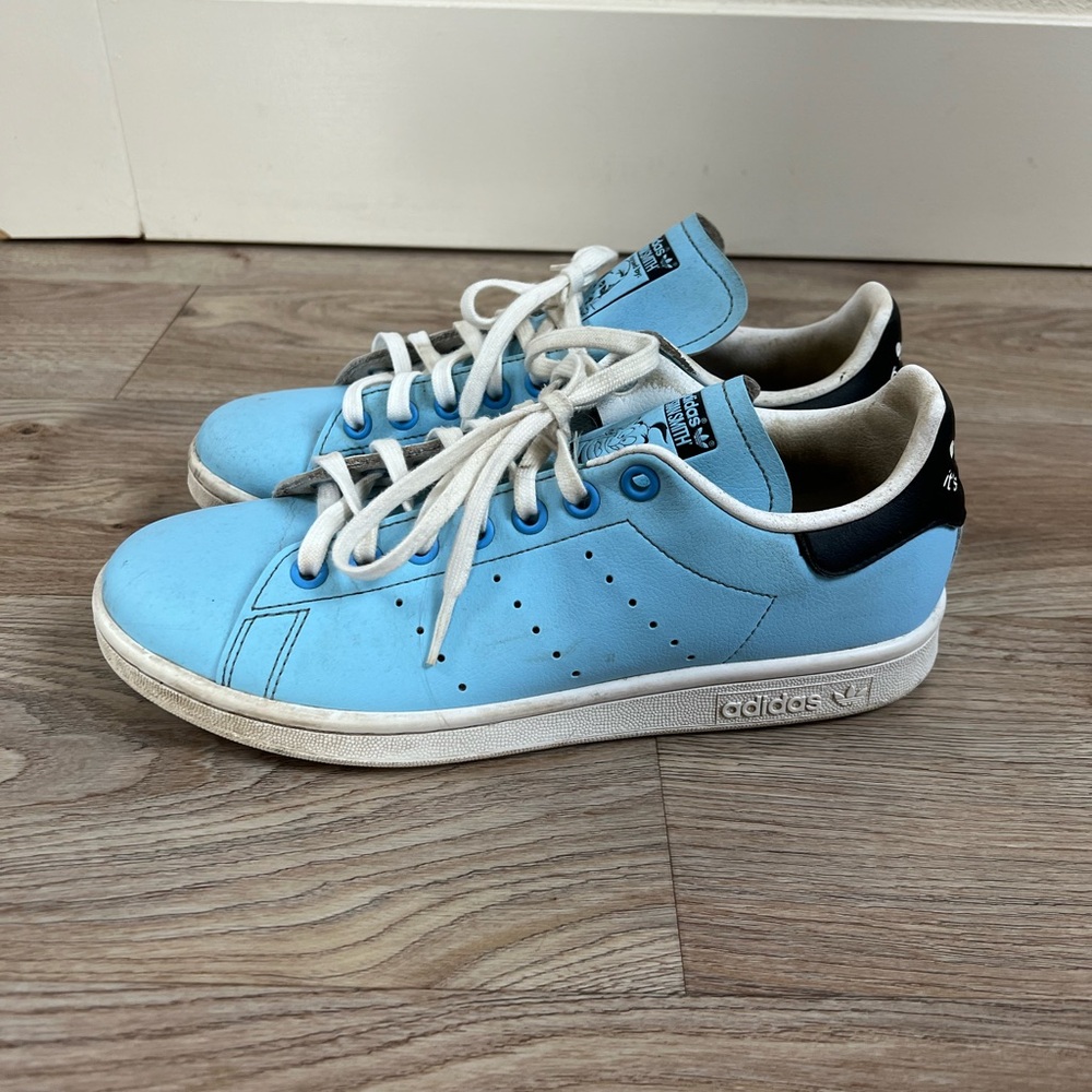 Adidas Stan Smith Disney Aladdin Light Blue Sneakers